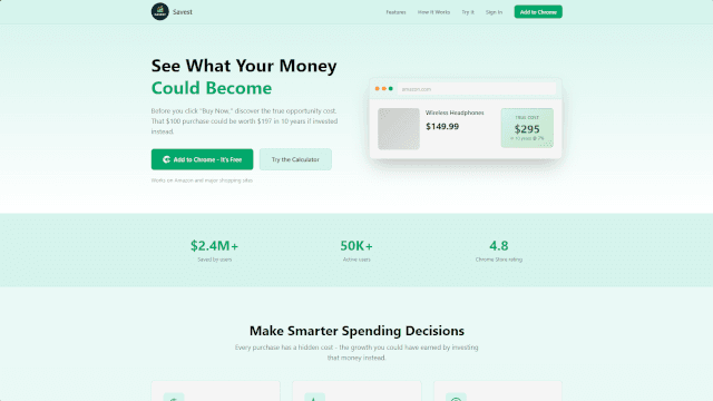 Savest: Turn Your Impulses Into Investments